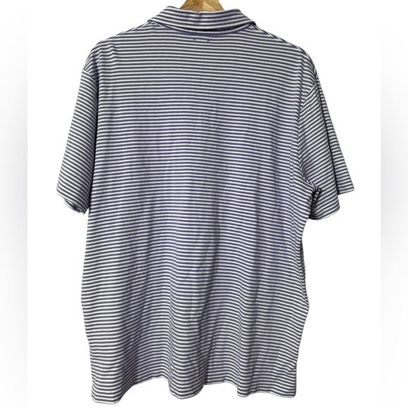 Polo Ralph Lauren Golf Polo Classic Fit Striped Short Sleeve Mens Sz Large - Picture 2 of 5